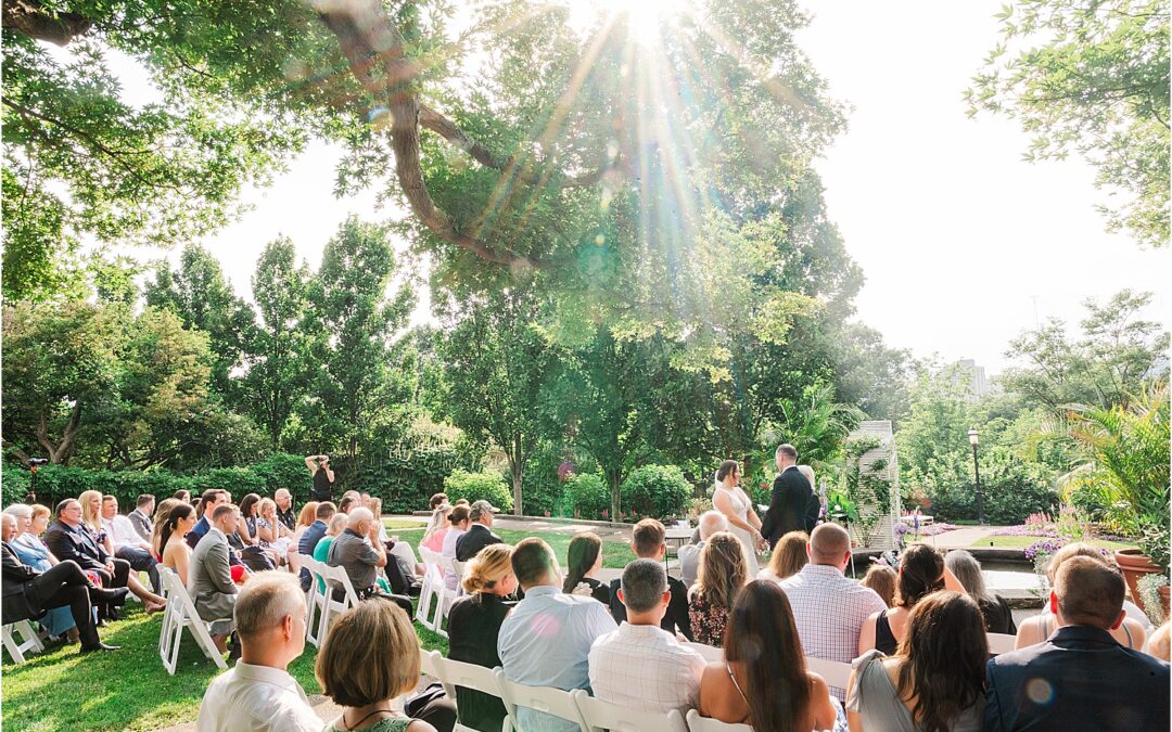 Wild Weather – Love at a Phipps Conservatory Outdoor Garden Wedding