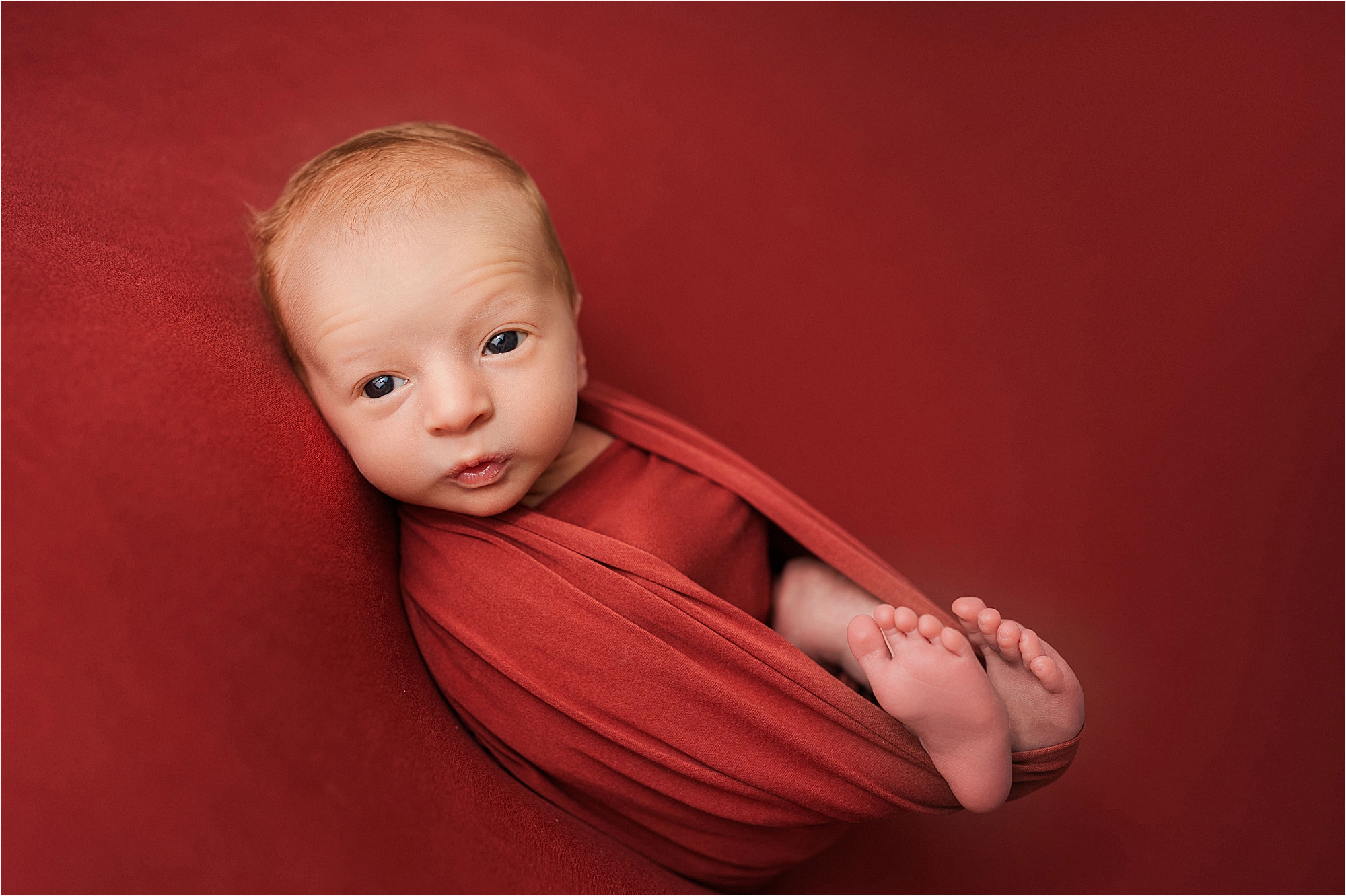 studio newborn photographer funny pittsburgh • Cranberry Township Newborn Photography