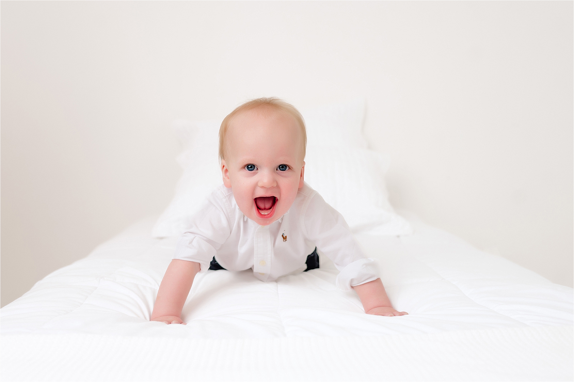 first birthday studio photography • First Birthday Photos + Sister Pics!