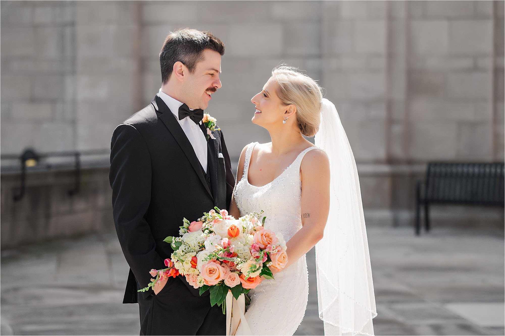 cathedral of learning pittsburgh wedding photos • Soldiers and Sailors Memorial Hall Wedding Photos