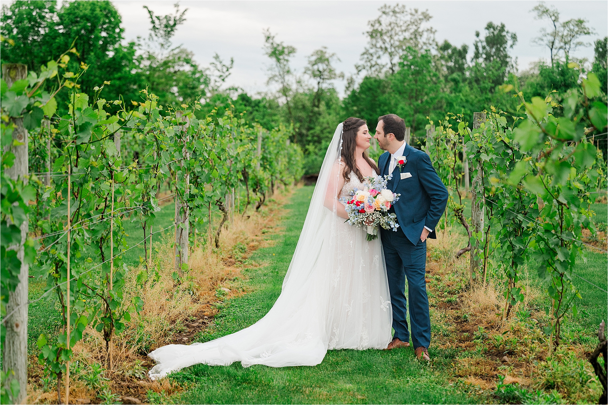 wedding photographer at columbiana ohio vineyards at pine lake • Vineyards at Pine Lake Events Center Wedding in Columbiana, Ohio